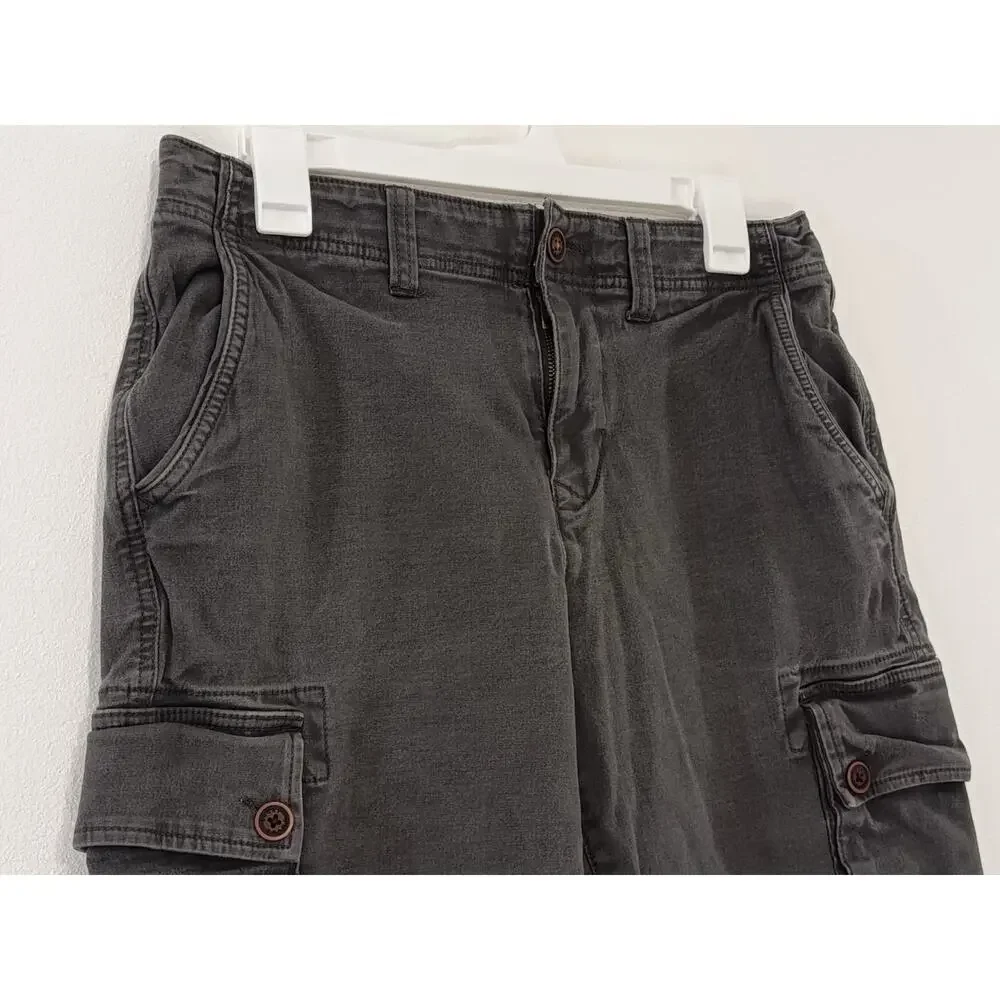 Lucky Brand Men's Outdoor Cargo Shorts Charcoal Gray Size 30